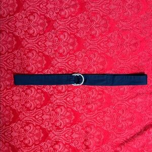 Ralph Lauren Navy Ribbon Belt D Ring 45”